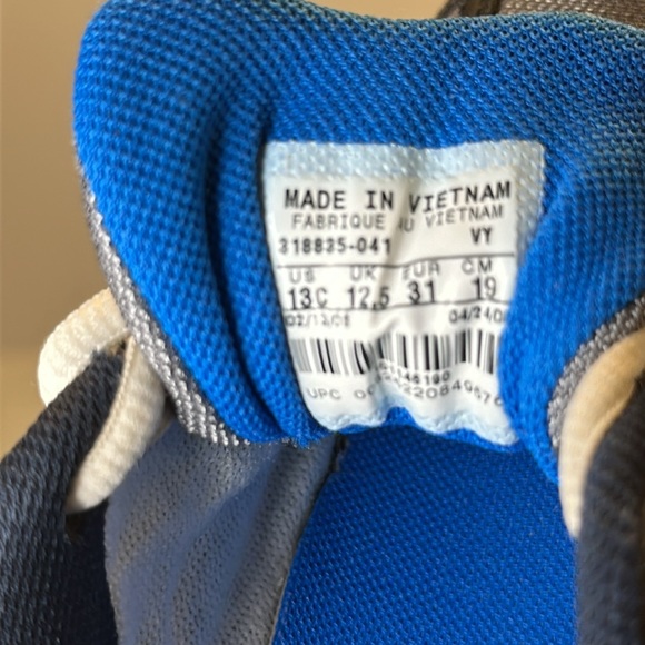 Nike Dart VI Juniors Gray/Black Running Shoes Size 13C - USED - Picture 7 of 7